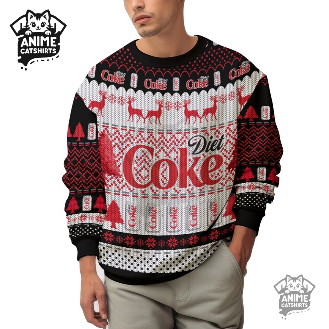 Diet Coke Ugly Christmas Sweater Diet Coke Ugly Christmas Sweater