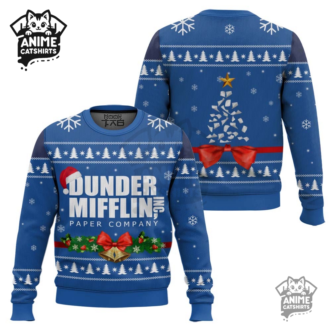Dunder Mifflin Paper Company Ugly Christmas Sweater Dunder Mifflin Paper Company Ugly Christmas Sweater