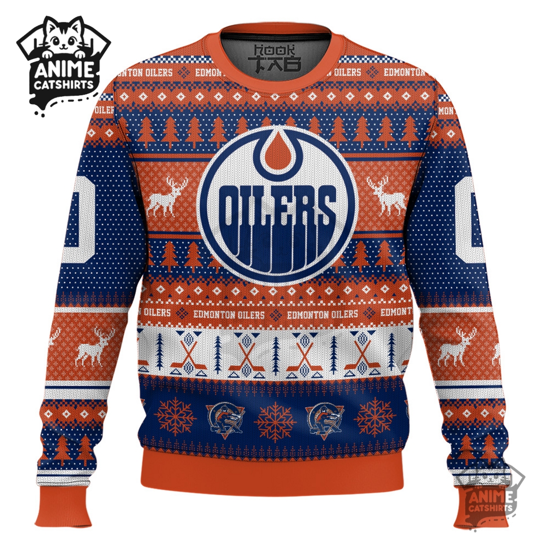 Edmonton Oilers – Custom Ugly Sweater 2025 Edmonton Oilers – Custom Ugly Sweater 2025