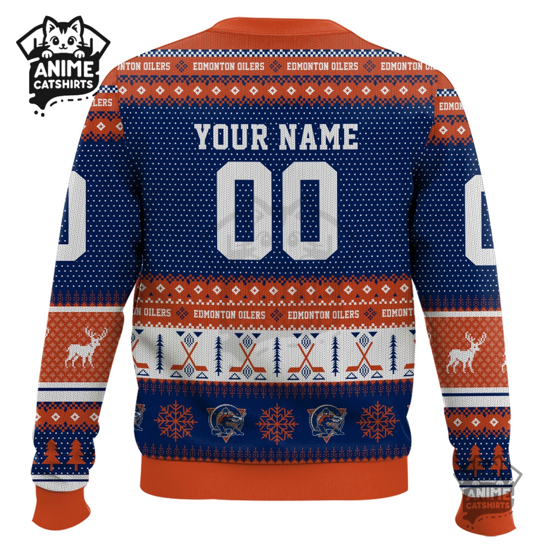 Edmonton Oilers – Custom Ugly Sweater 2025 Edmonton Oilers – Custom Ugly Sweater 2025
