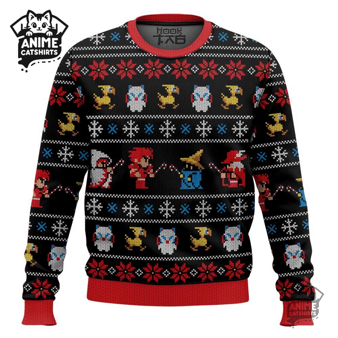 Final Fantasy 1987 Ugly Christmas Sweater