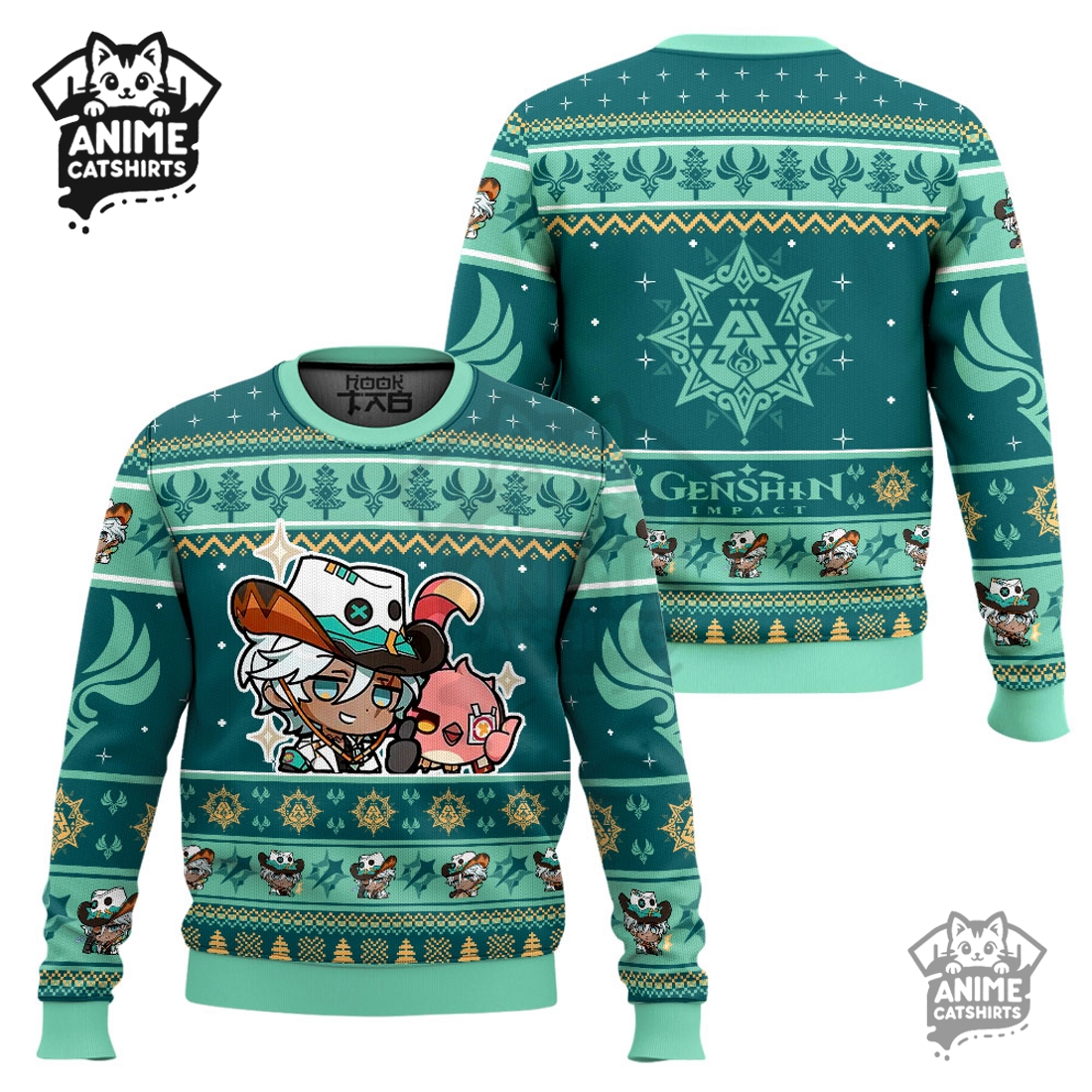 Genshin Impact Ifa Ugly Christmas Sweater Genshin Impact Ifa Ugly Christmas Sweater