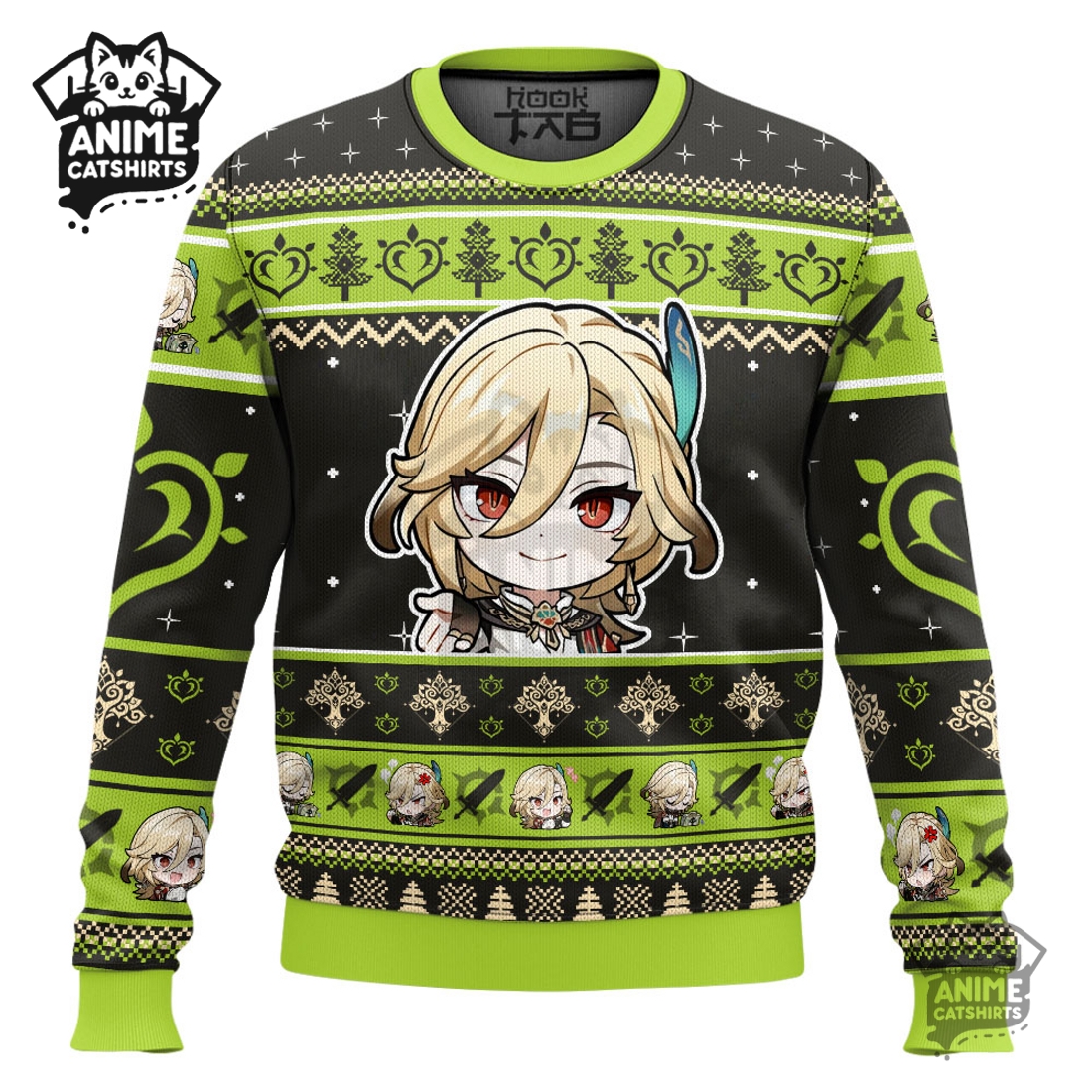 Genshin Impact Kaveh Ugly Christmas Sweater