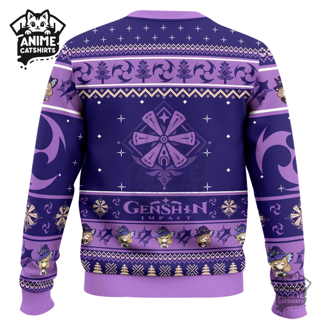 Genshin Impact Lisa Ugly Christmas Sweater Genshin Impact Lisa Ugly Christmas Sweater