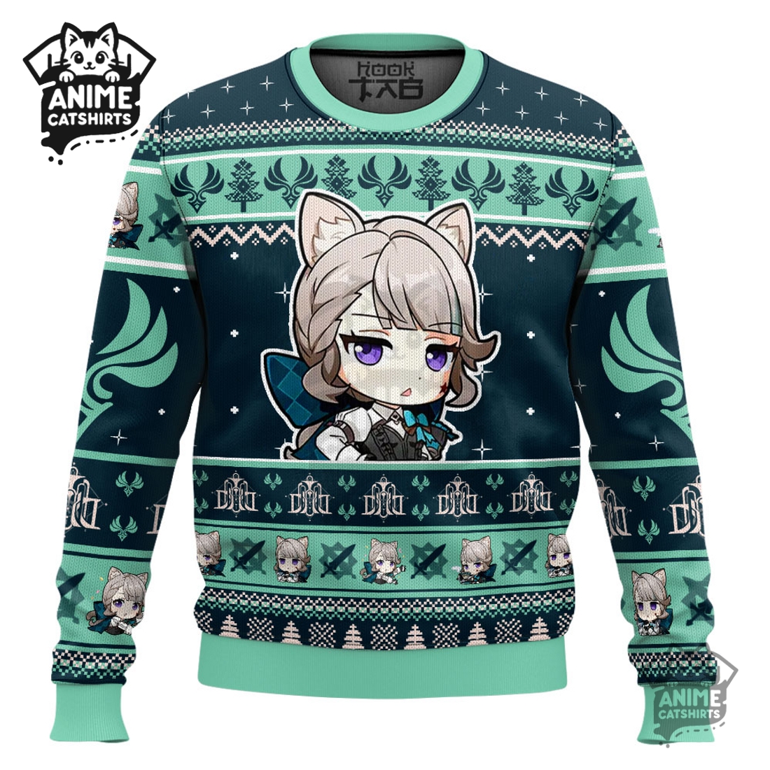 Genshin Impact Lynette Ugly Christmas Sweater