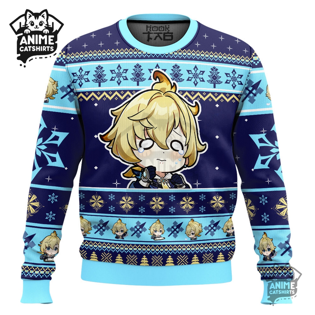 Genshin Impact Mika Ugly Christmas Sweater