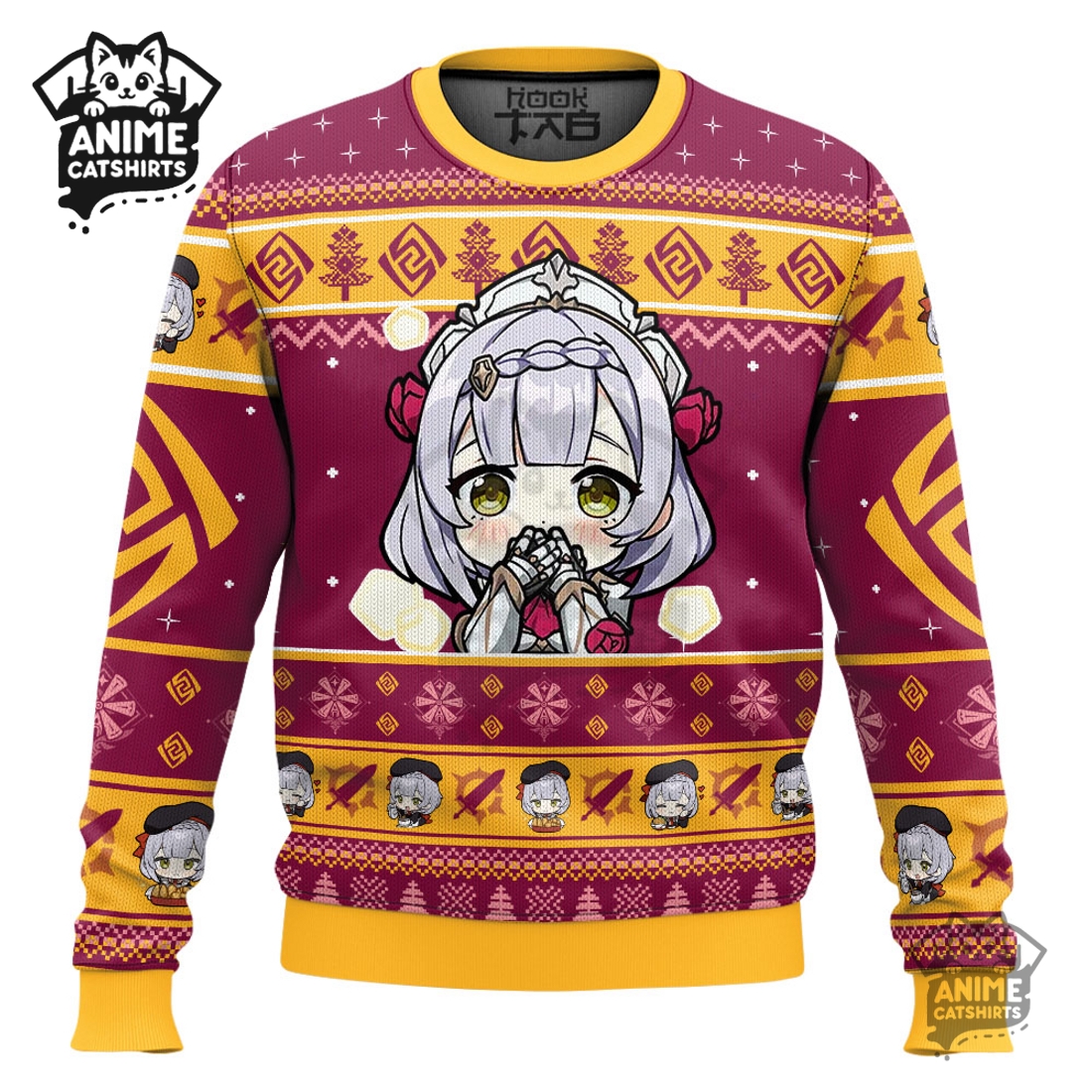 Genshin Impact Noelle Ugly Christmas Sweater Genshin Impact Noelle Ugly Christmas Sweater