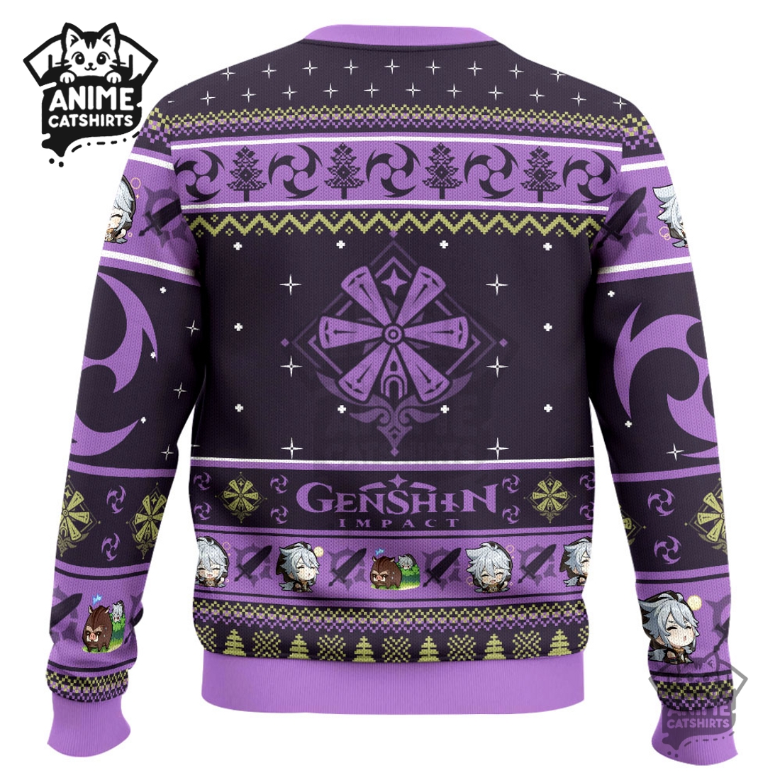 Genshin Impact Razor Ugly Christmas Sweater Genshin Impact Razor Ugly Christmas Sweater