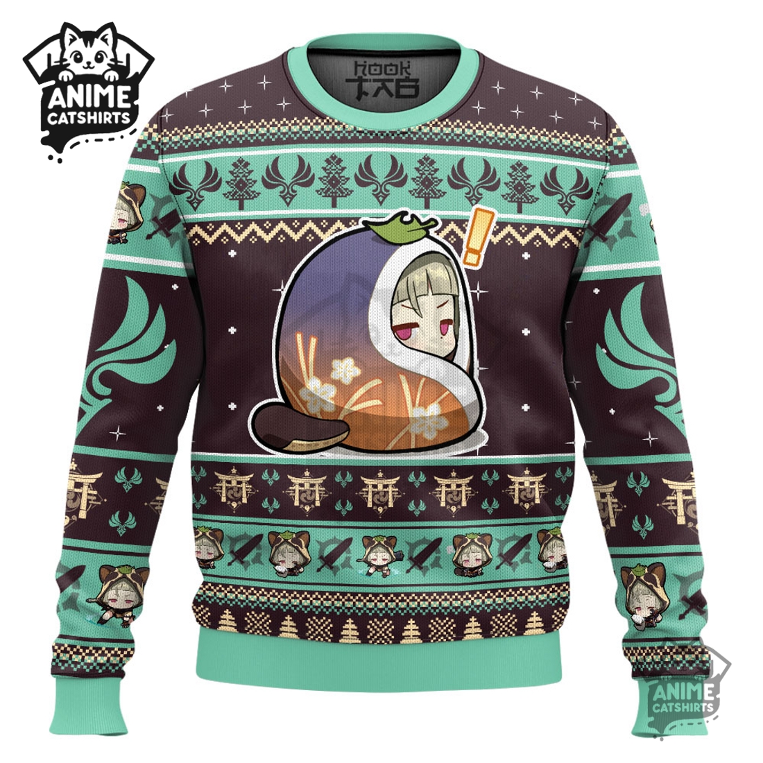 Genshin Impact Sayu Ugly Christmas Sweater