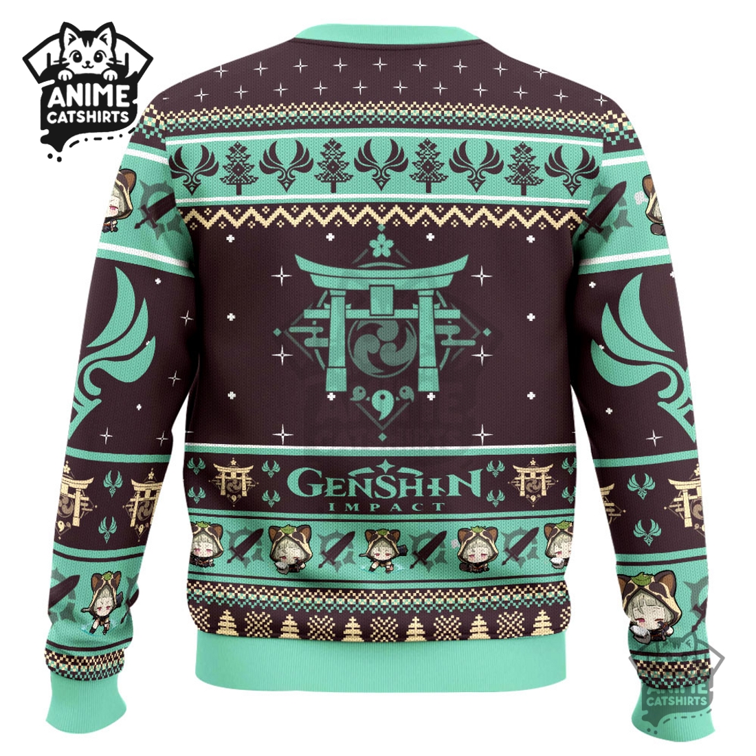 Genshin Impact Sayu Ugly Christmas Sweater Genshin Impact Sayu Ugly Christmas Sweater