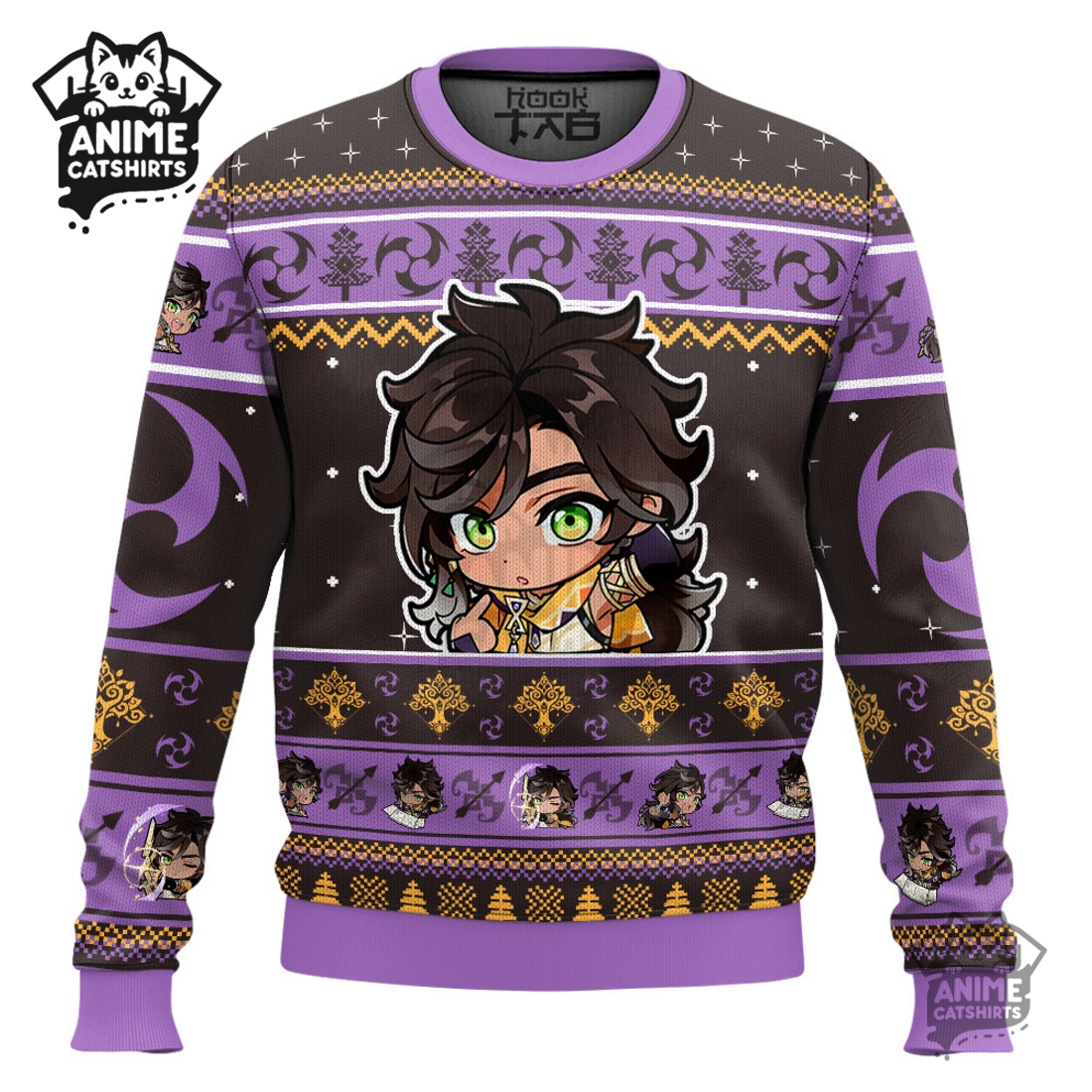 Genshin Impact Sethos Ugly Christmas Sweater