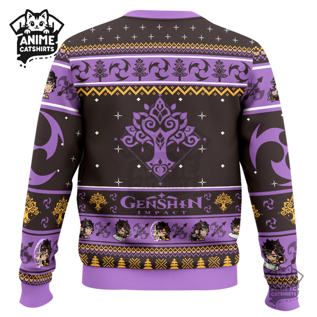 Genshin Impact Sethos Ugly Christmas Sweater Genshin Impact Sethos Ugly Christmas Sweater