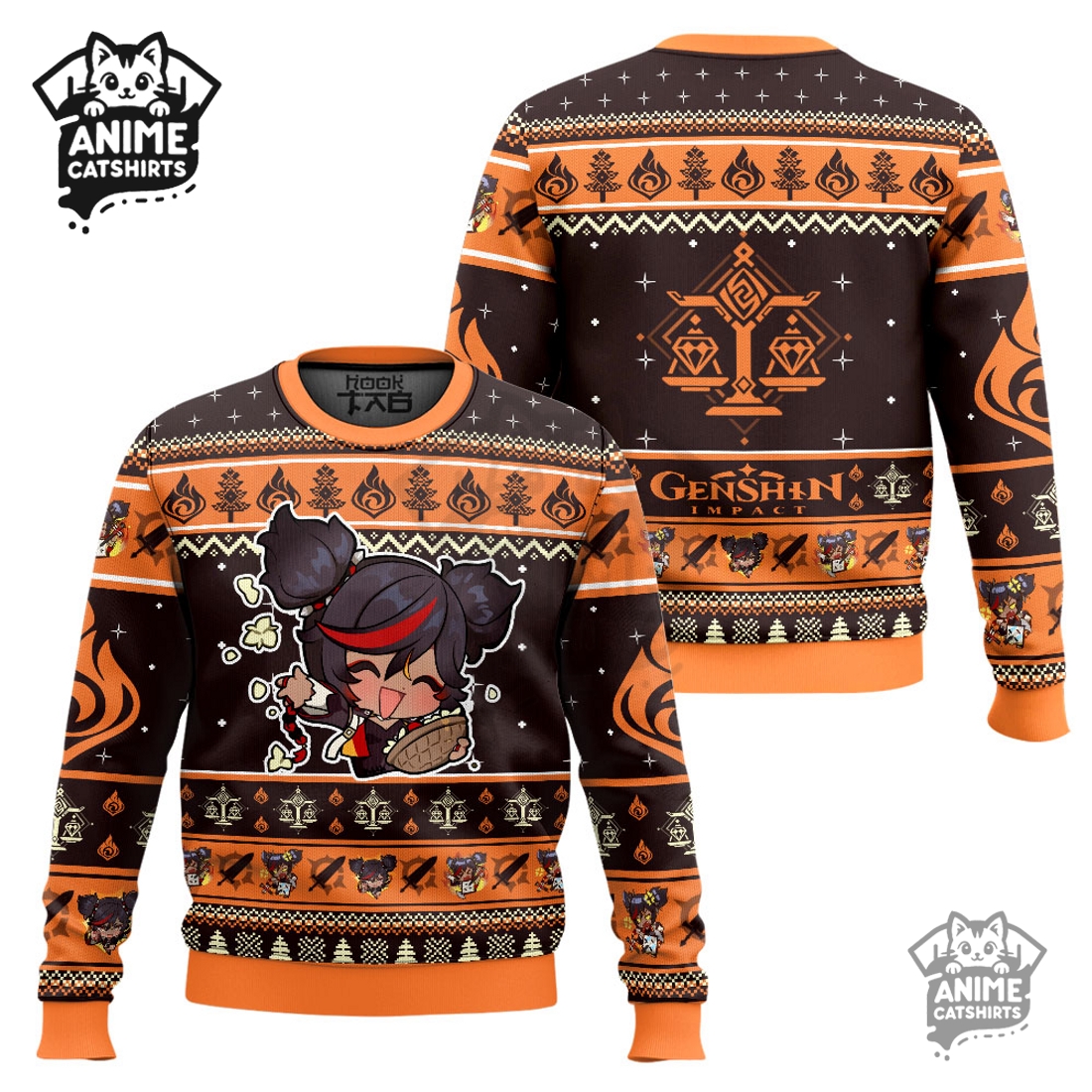 Genshin Impact Xinyan Ugly Christmas Sweater Genshin Impact Xinyan Ugly Christmas Sweater
