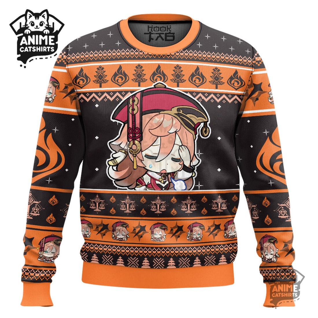 Genshin Impact Yanfei Ugly Christmas Sweater Genshin Impact Yanfei Ugly Christmas Sweater