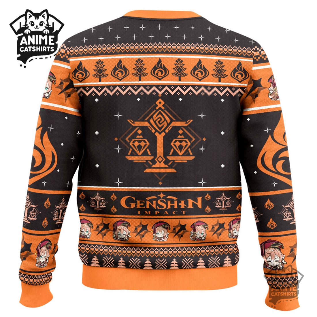Genshin Impact Yanfei Ugly Christmas Sweater Genshin Impact Yanfei Ugly Christmas Sweater