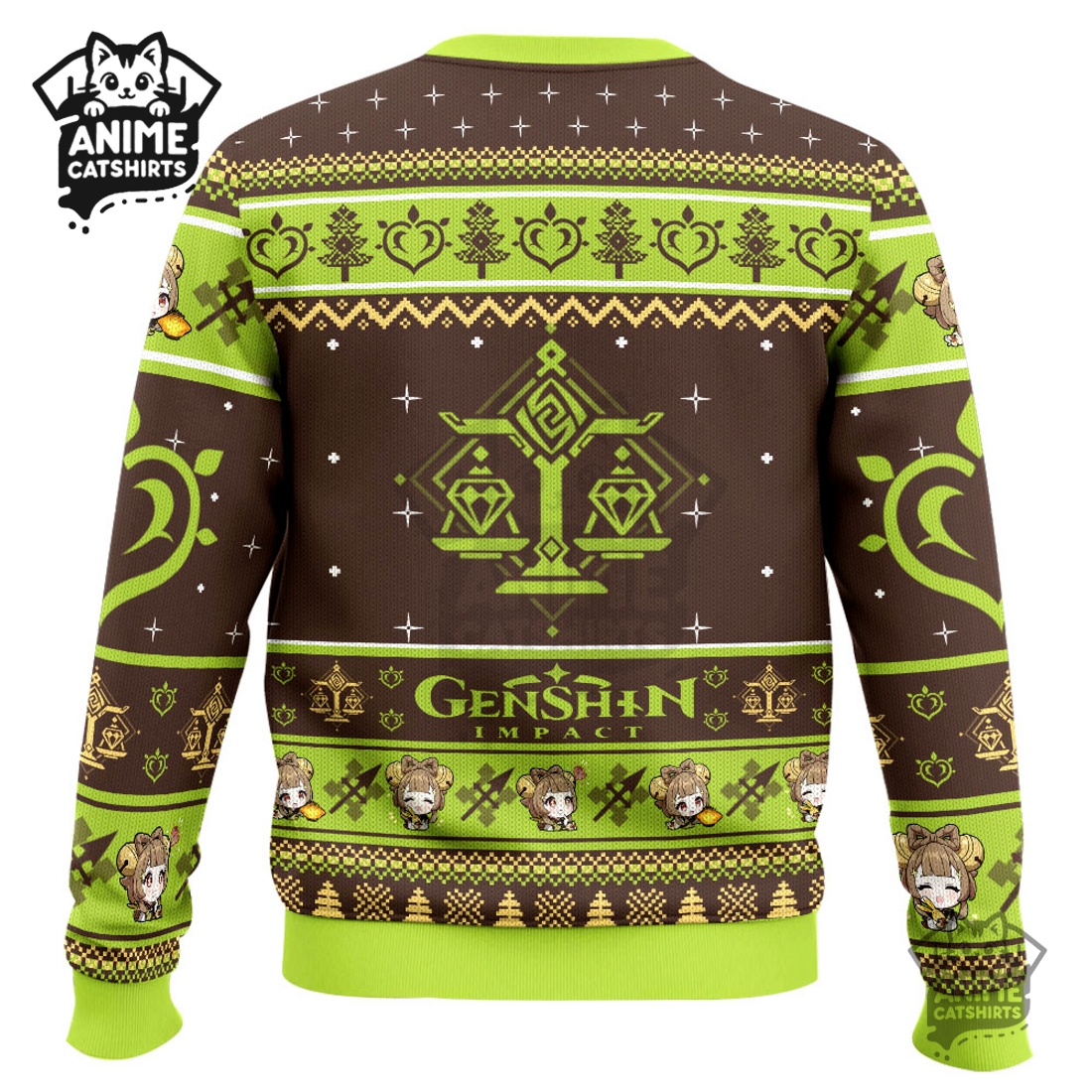 Genshin Impact Yaoyao Ugly Christmas Sweater Genshin Impact Yaoyao Ugly Christmas Sweater