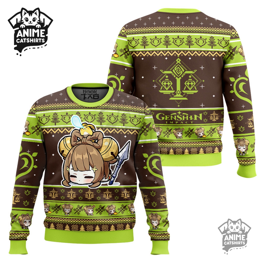 Genshin Impact Yaoyao Ugly Christmas Sweater Genshin Impact Yaoyao Ugly Christmas Sweater