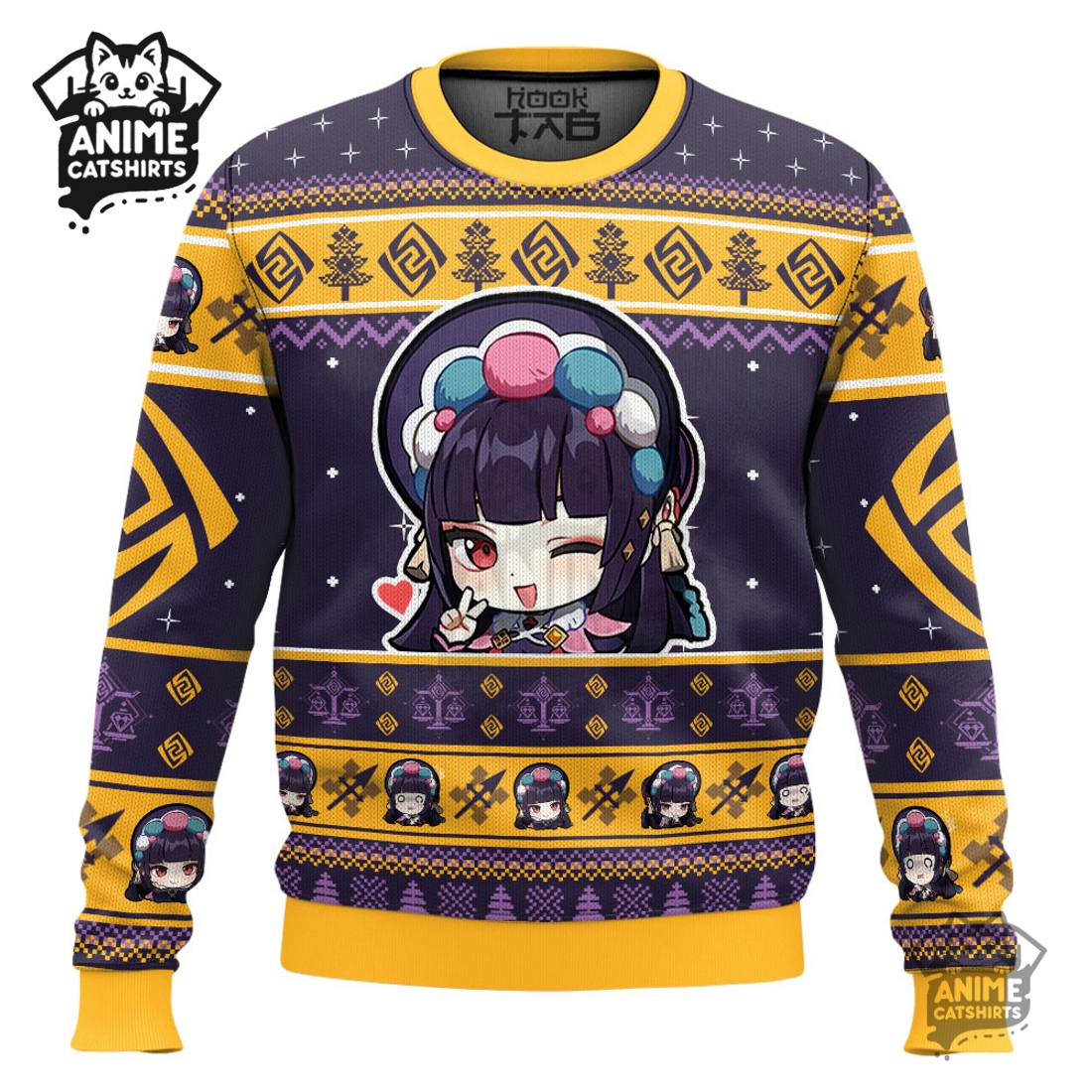 Genshin Impact Yun Jin Ugly Christmas Sweater