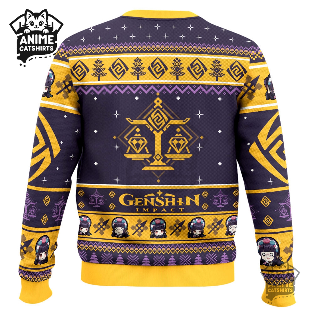 Genshin Impact Yun Jin Ugly Christmas Sweater Genshin Impact Yun Jin Ugly Christmas Sweater