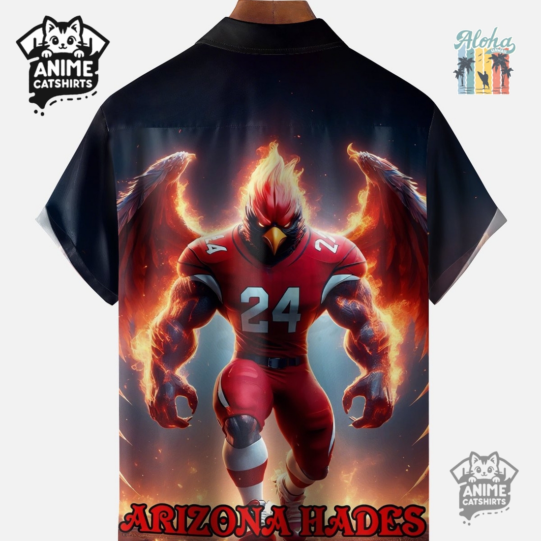 Arizona Cardinals Art NFL Hawaiian Shirt Arizona Cardinals Art NFL Hawaiian Shirt
