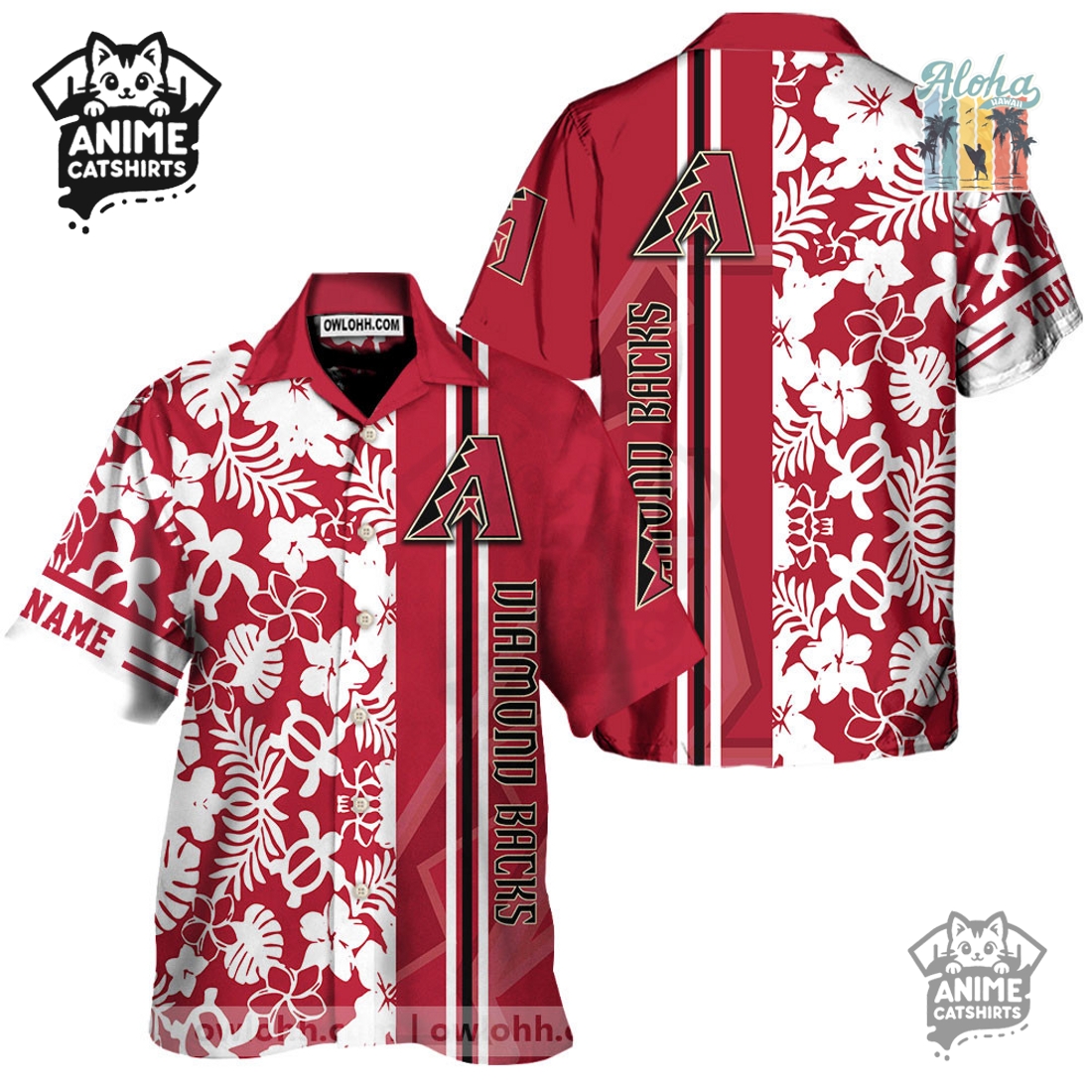 Arizona Diamondbacks Limited Edition Hawaiian Shirt