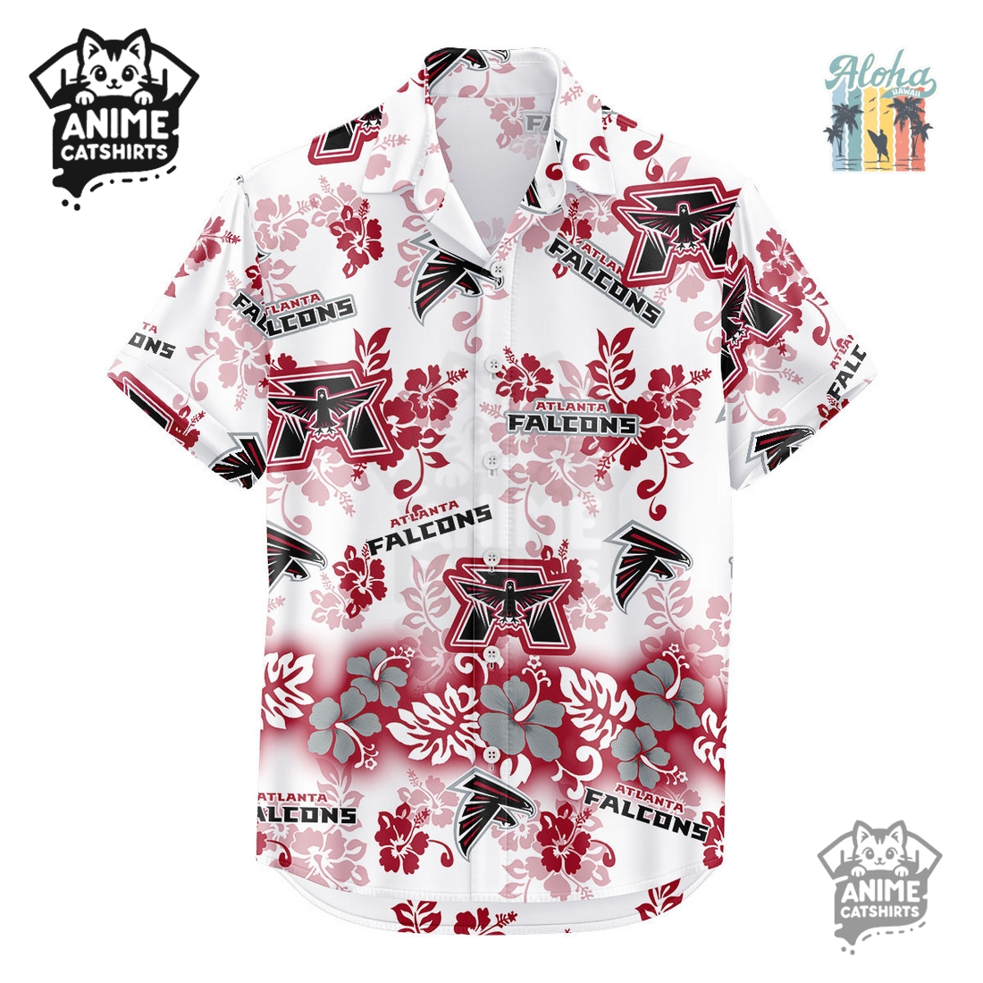 Atlanta Falcons Aloha Paradise NFL Hawaiian Shirt