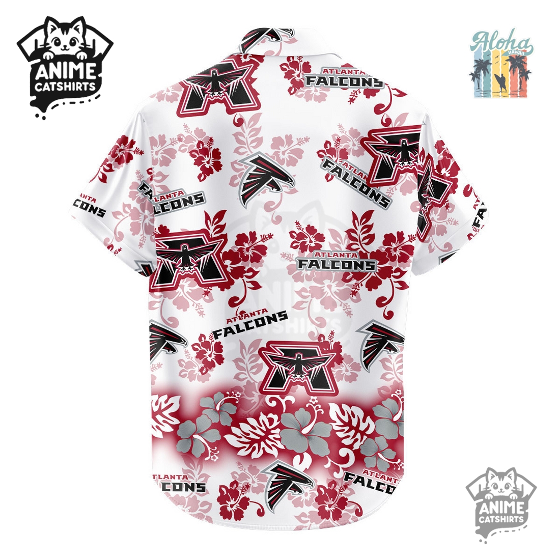Atlanta Falcons Aloha Paradise NFL Hawaiian Shirt Atlanta Falcons Aloha Paradise NFL Hawaiian Shirt
