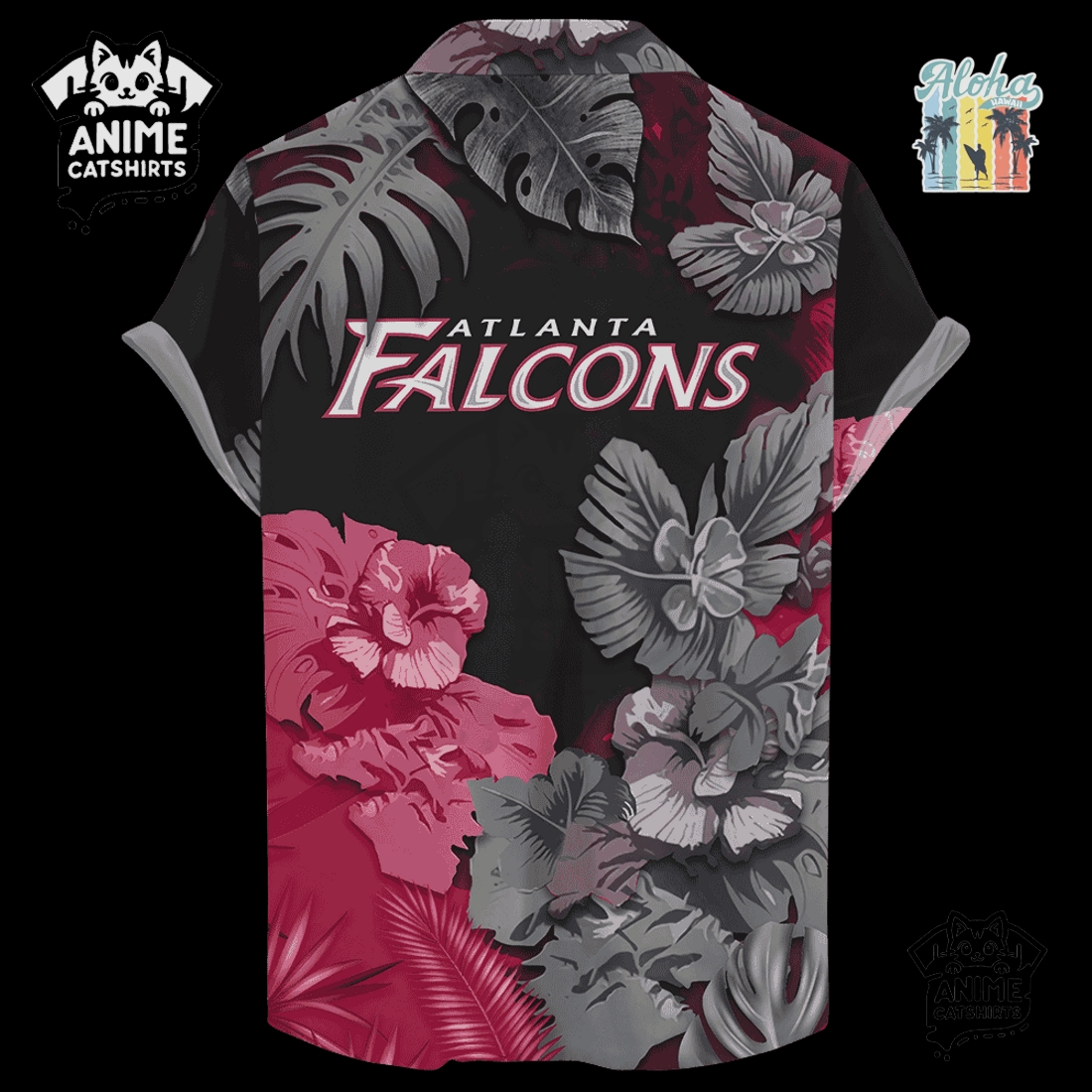 Atlanta Falcons Signature Skull NFL Hawaiian Shirt
