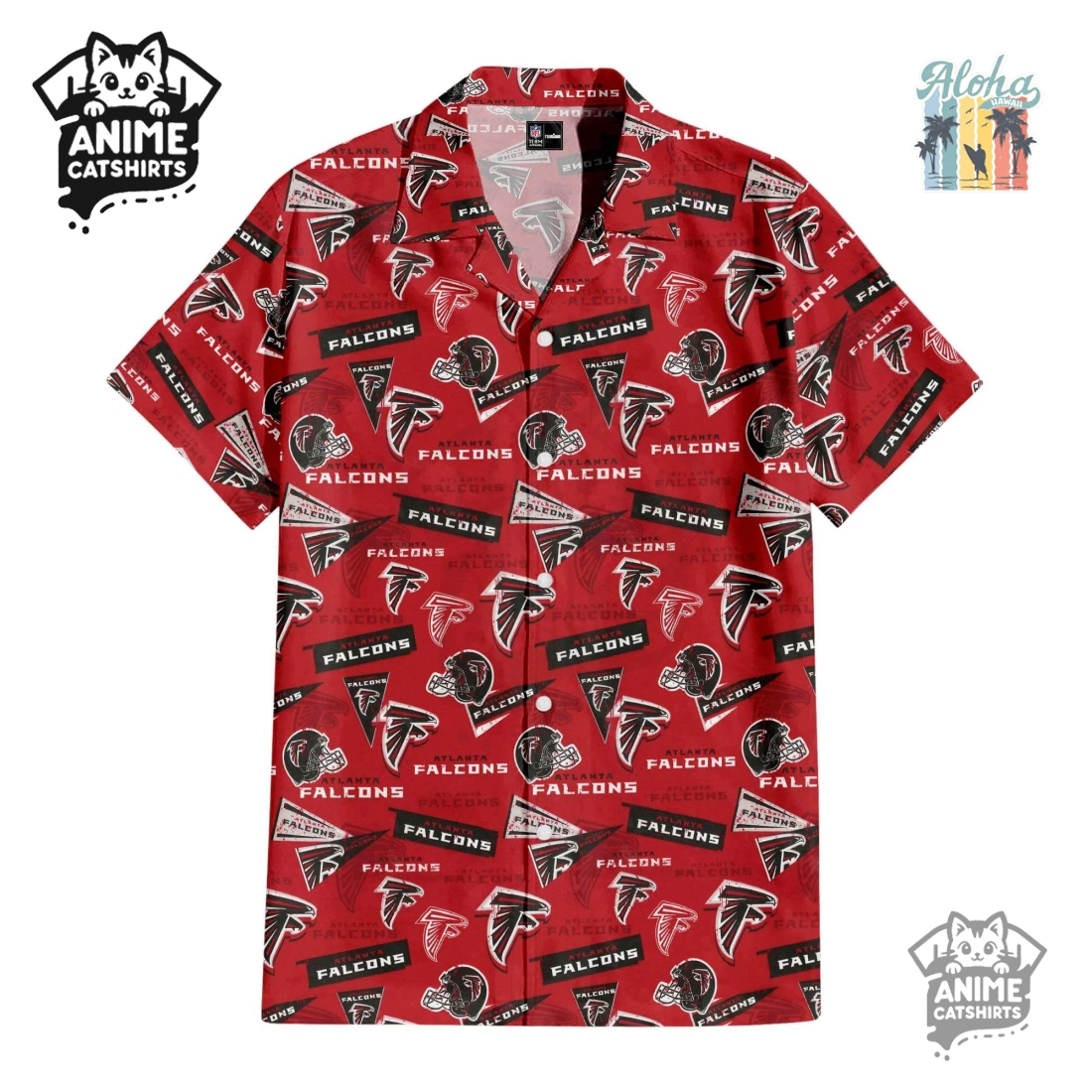 Atlanta Falcons NFL Hawaiian Shirt & Shorts Set