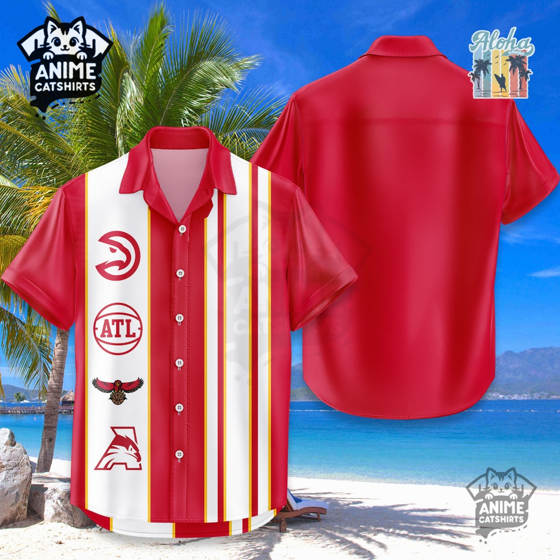 Atlanta Hawks NBA Hawaiian Shirt