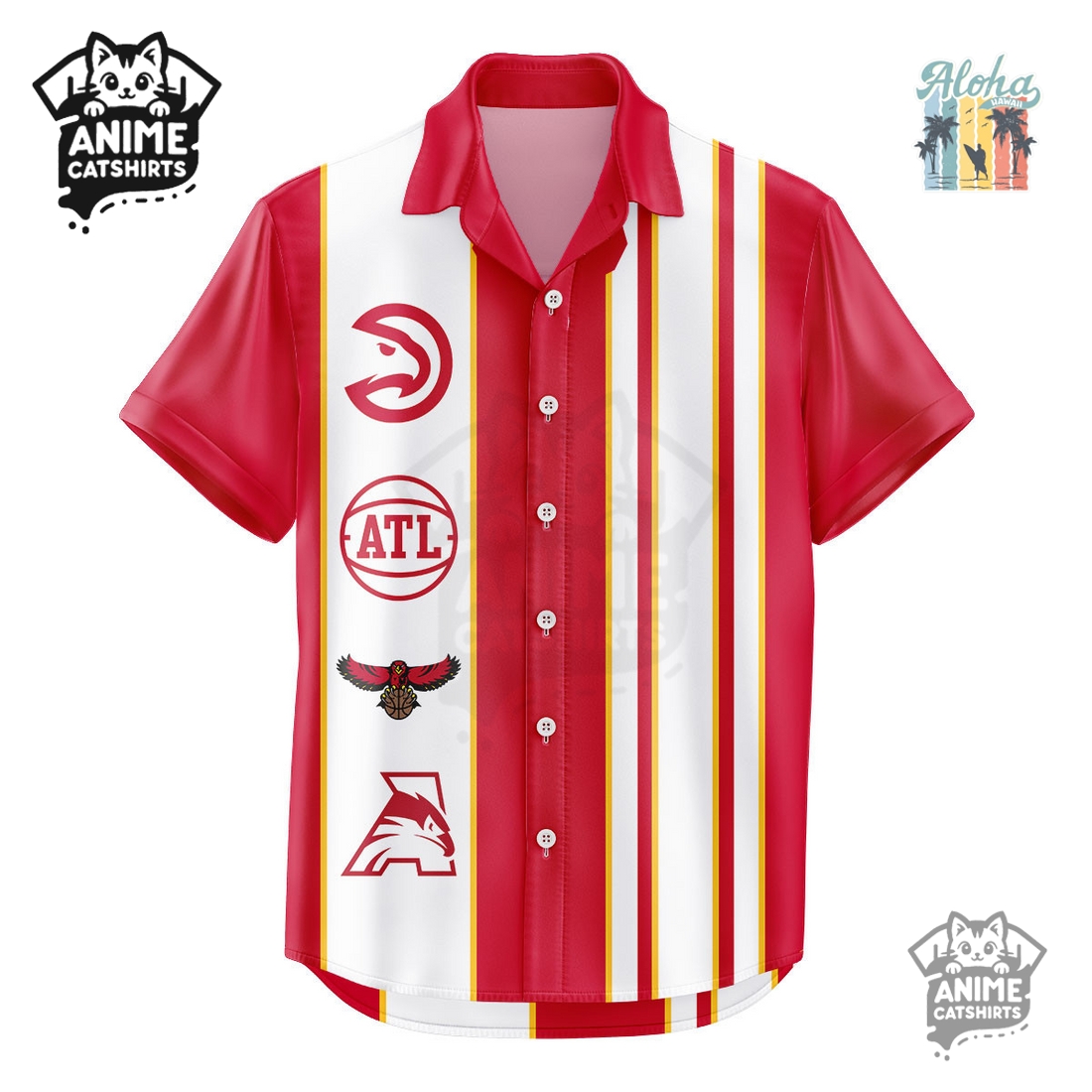 Atlanta Hawks NBA Hawaiian Shirt