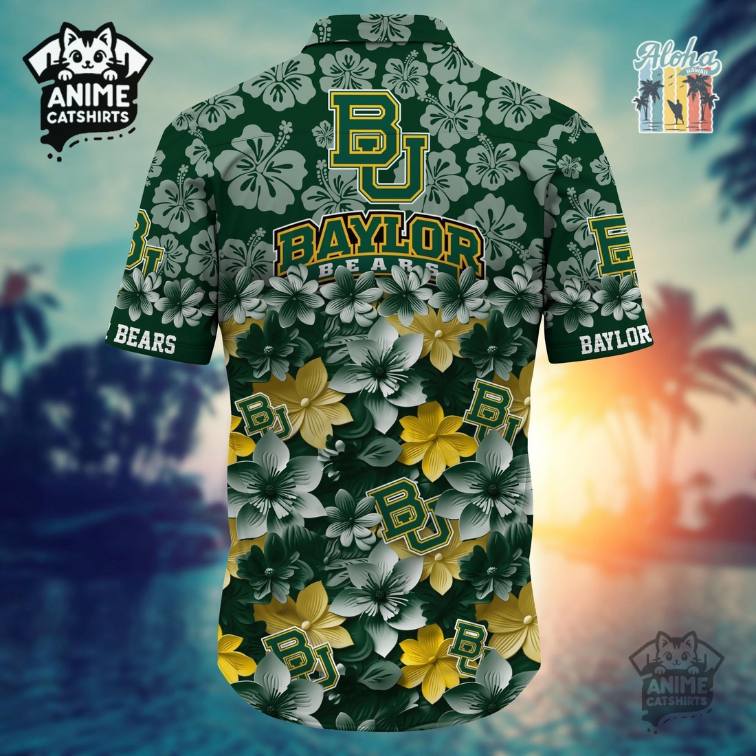 Baylor Bears 2 NFL Hawaiian Shirt Baylor Bears 2 NFL Hawaiian Shirt