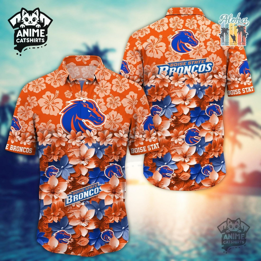 Boise State Broncos NFL Hawaiian Shirt