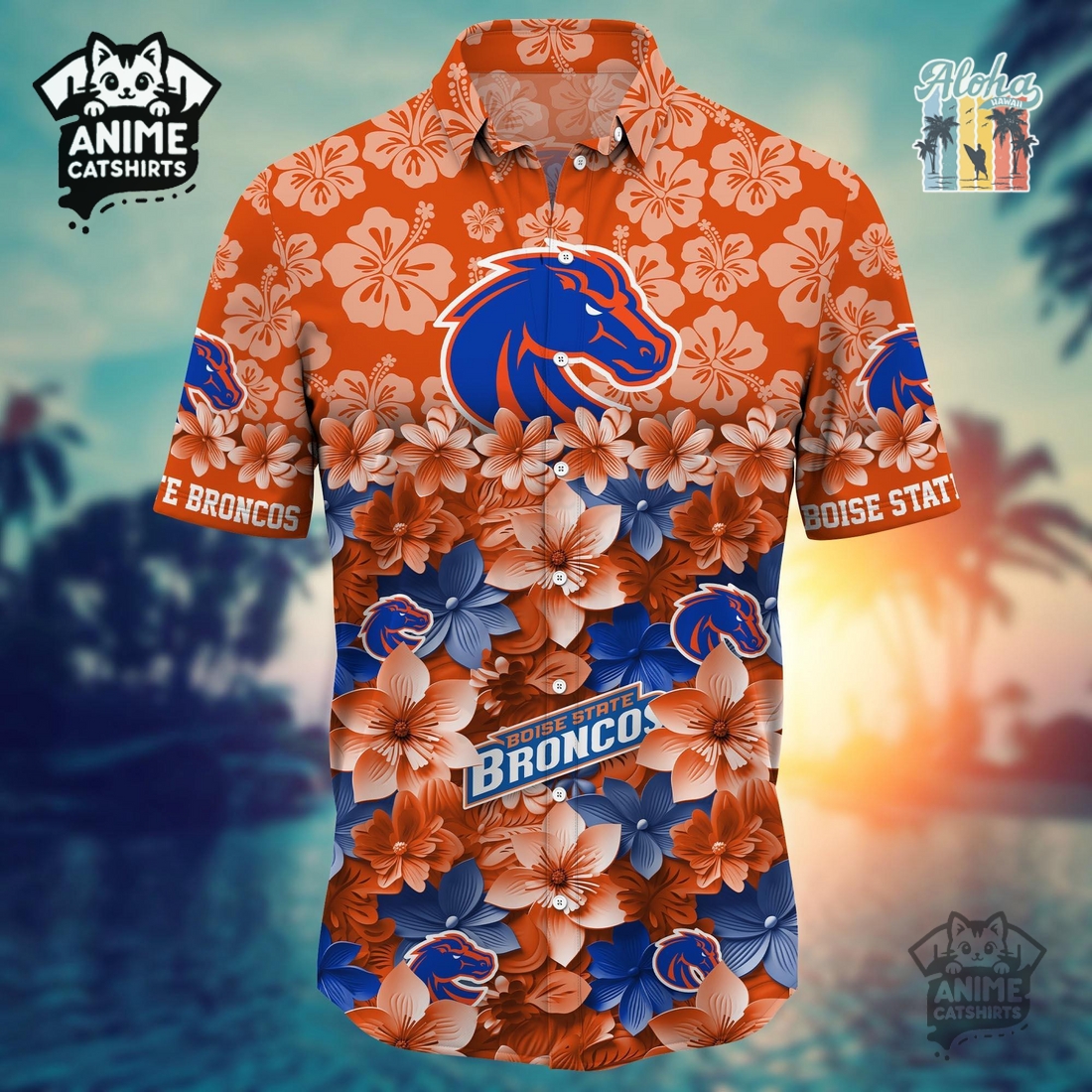 Boise State Broncos NFL Hawaiian Shirt