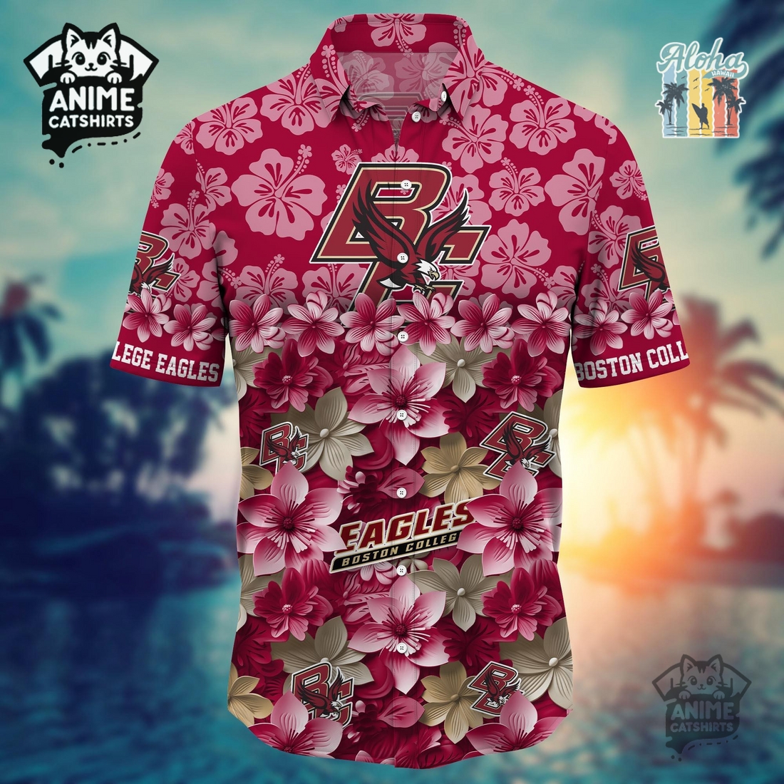 Boston College Eagles NFL Hawaiian Shirt