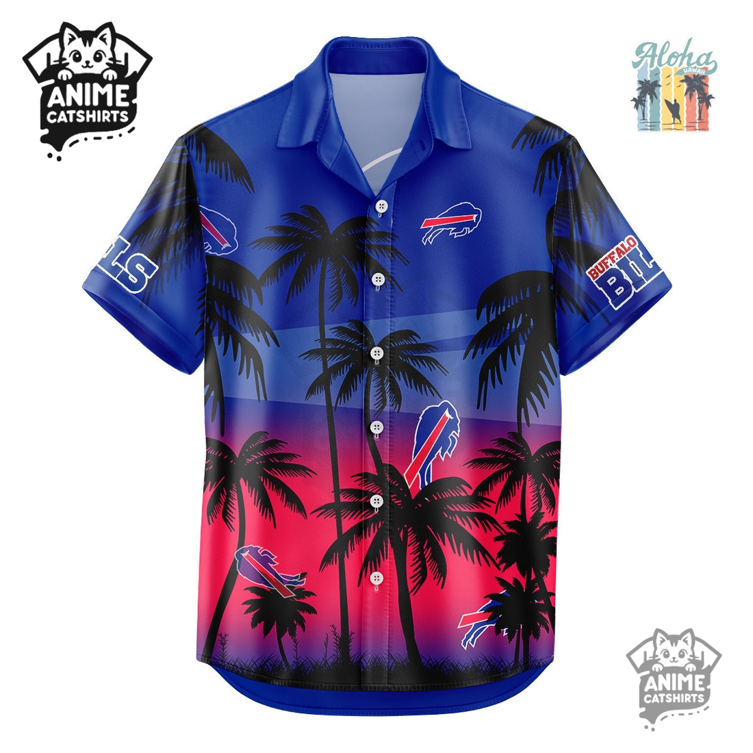 Buffalo Bills NFL Aloha Shirt