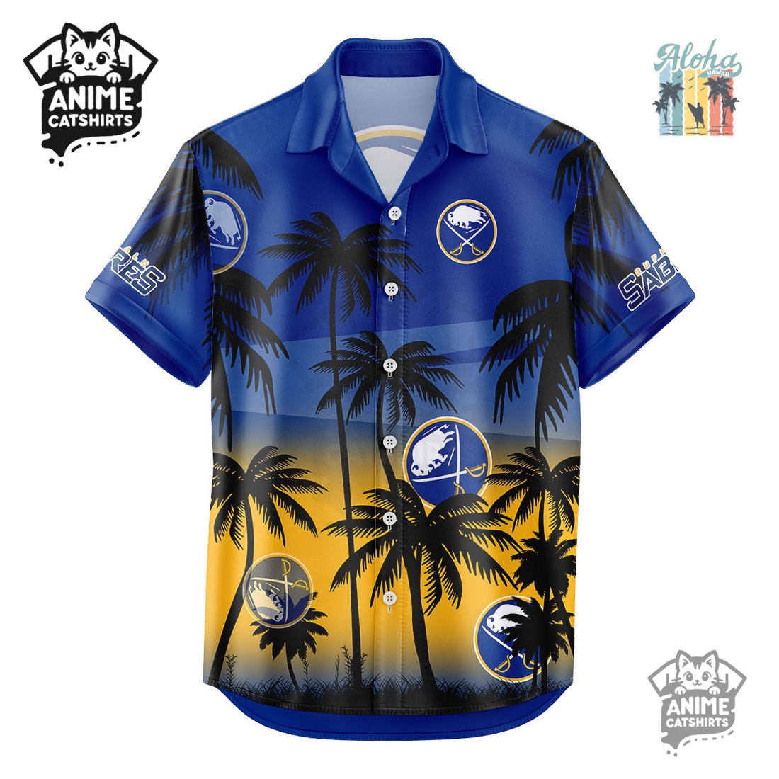 Buffalo Sabres NHL Aloha Shirt