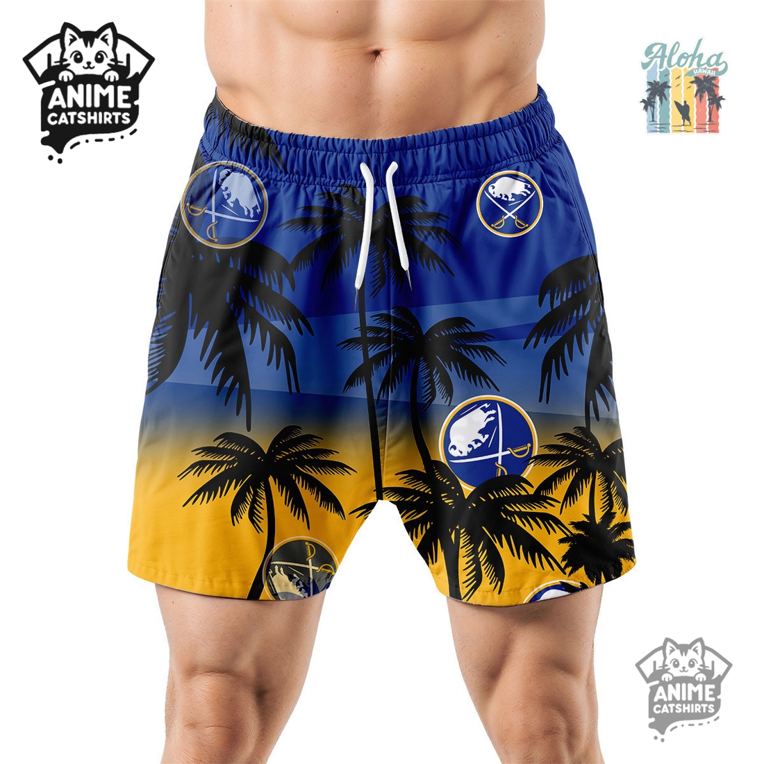 Buffalo Sabres NHL Aloha Shirt Buffalo Sabres NHL Aloha Shirt