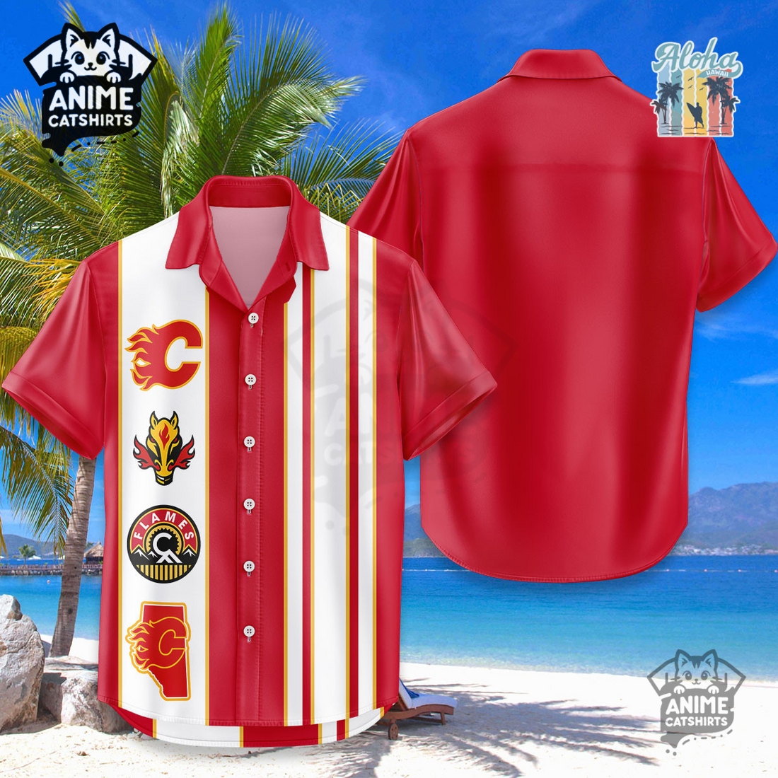 Calgary Flames NHL Hawaiian Shirt