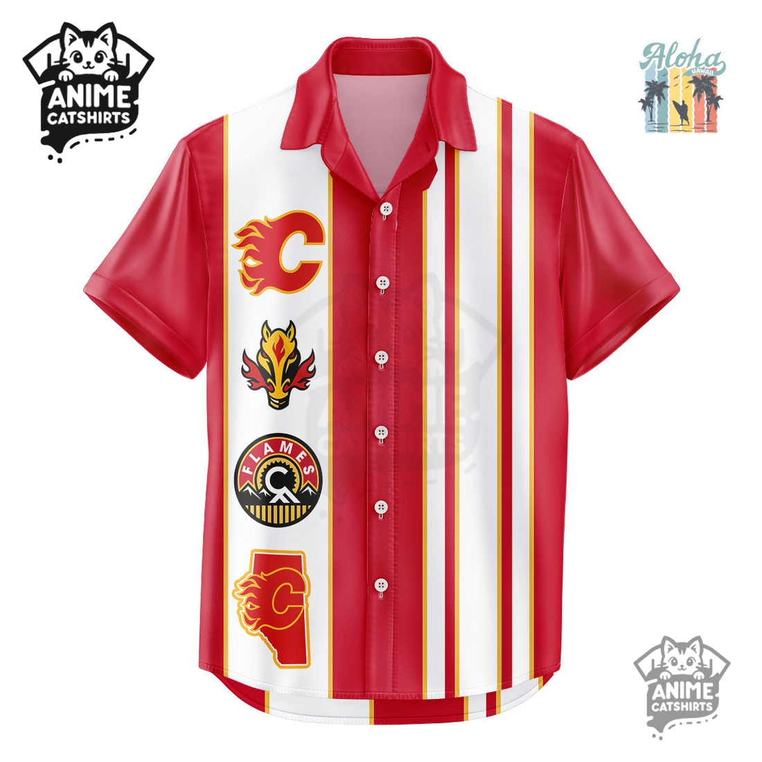 Calgary Flames NHL Hawaiian Shirt