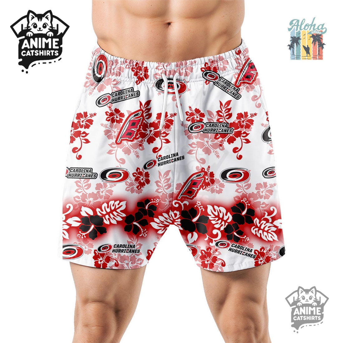 Carolina Hurricanes Aloha Paradise NHL Hawaiian Short Carolina Hurricanes Aloha Paradise NHL Hawaiian Short