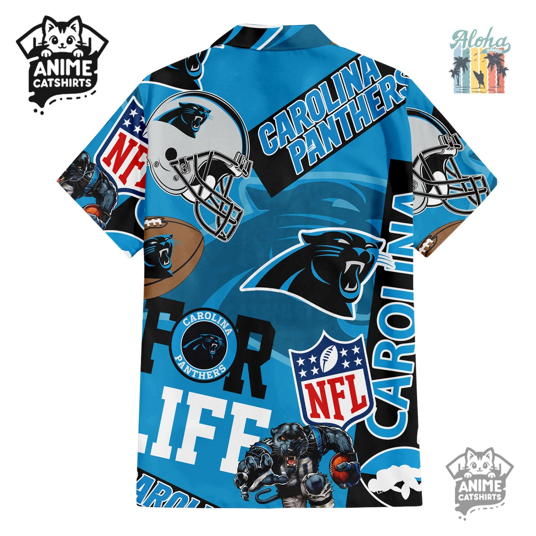 Carolina Panthers NHL Hawaiian Shirt & Shorts Set
