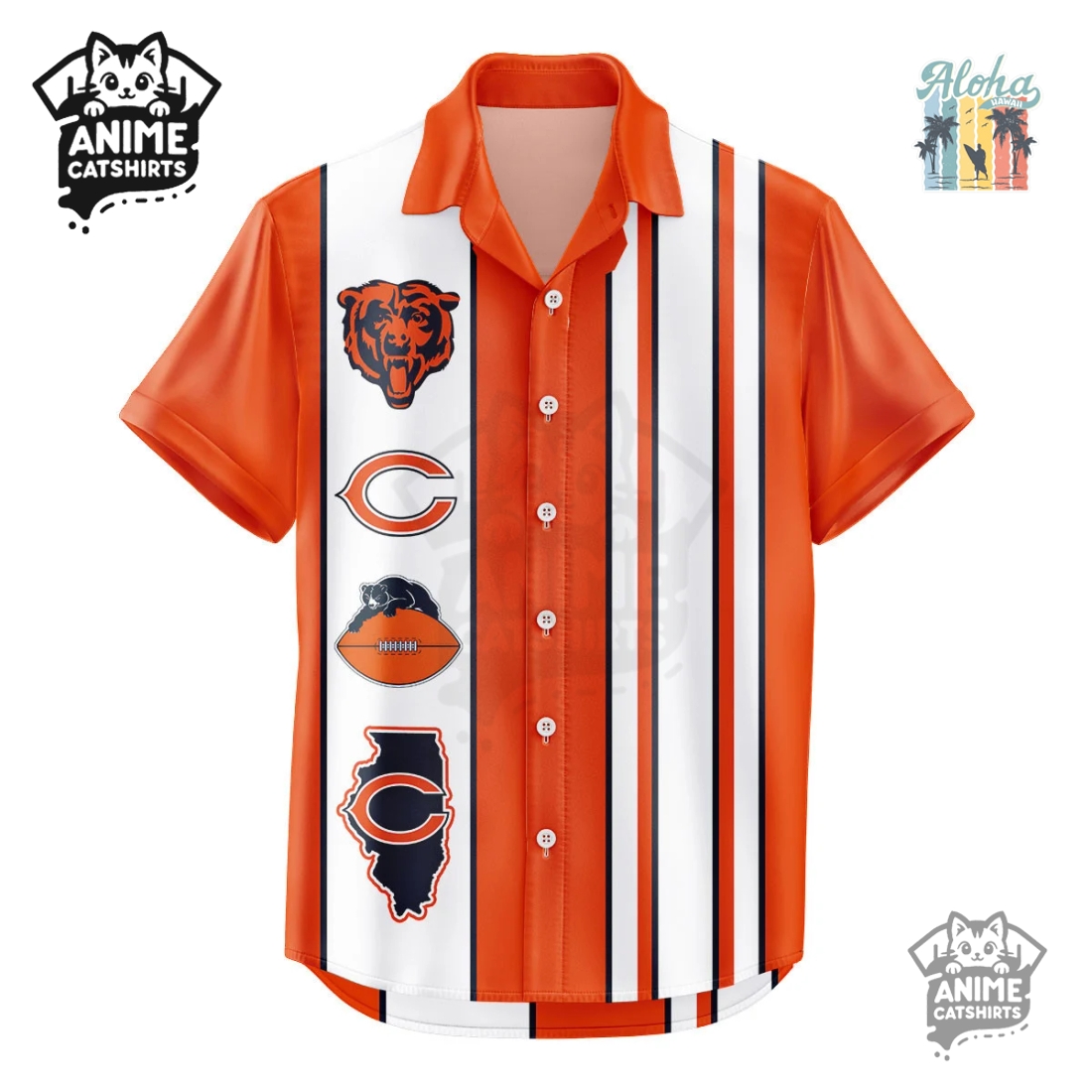 Chicago Bears NFL Hawaiian Shirt