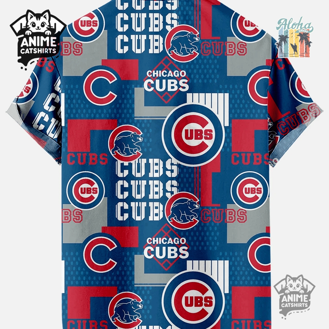 Chicago Cubs Baseball MLB Aloha Hawaiian Shirt Chicago Cubs Baseball MLB Aloha Hawaiian Shirt
