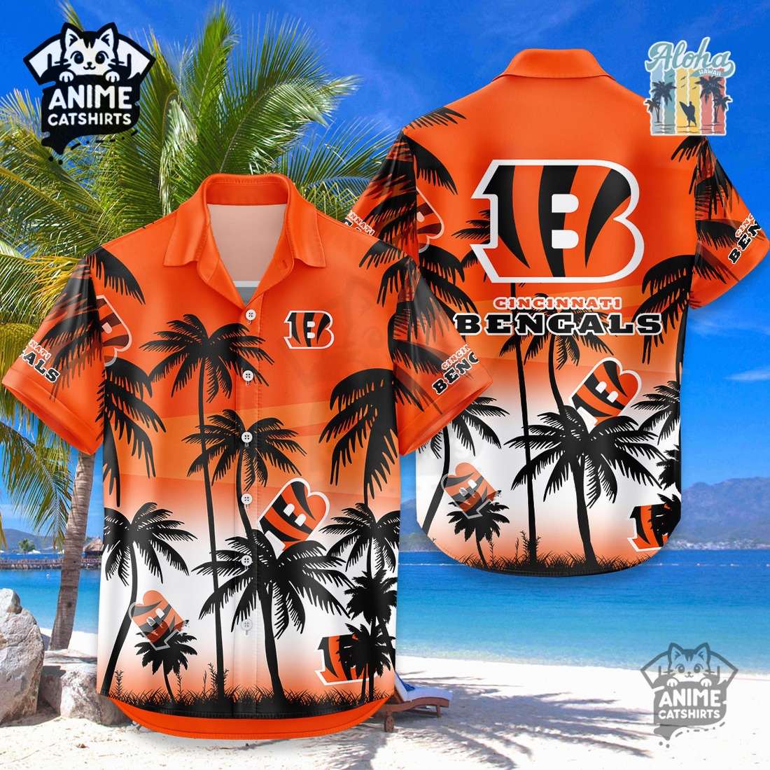 Vancouver Canucks NHL Aloha Shirt