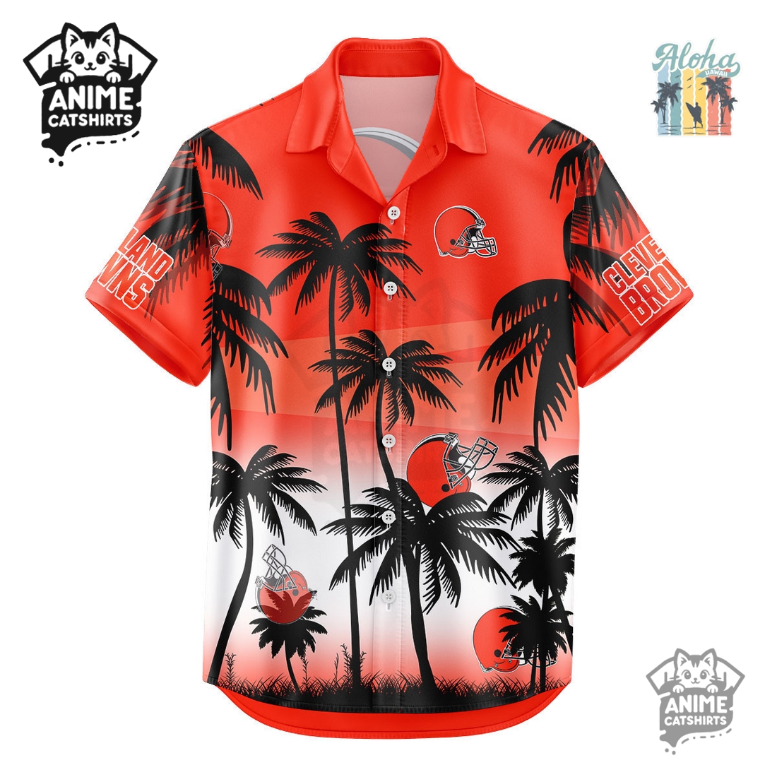 Cleveland Browns NFL Aloha Shirt