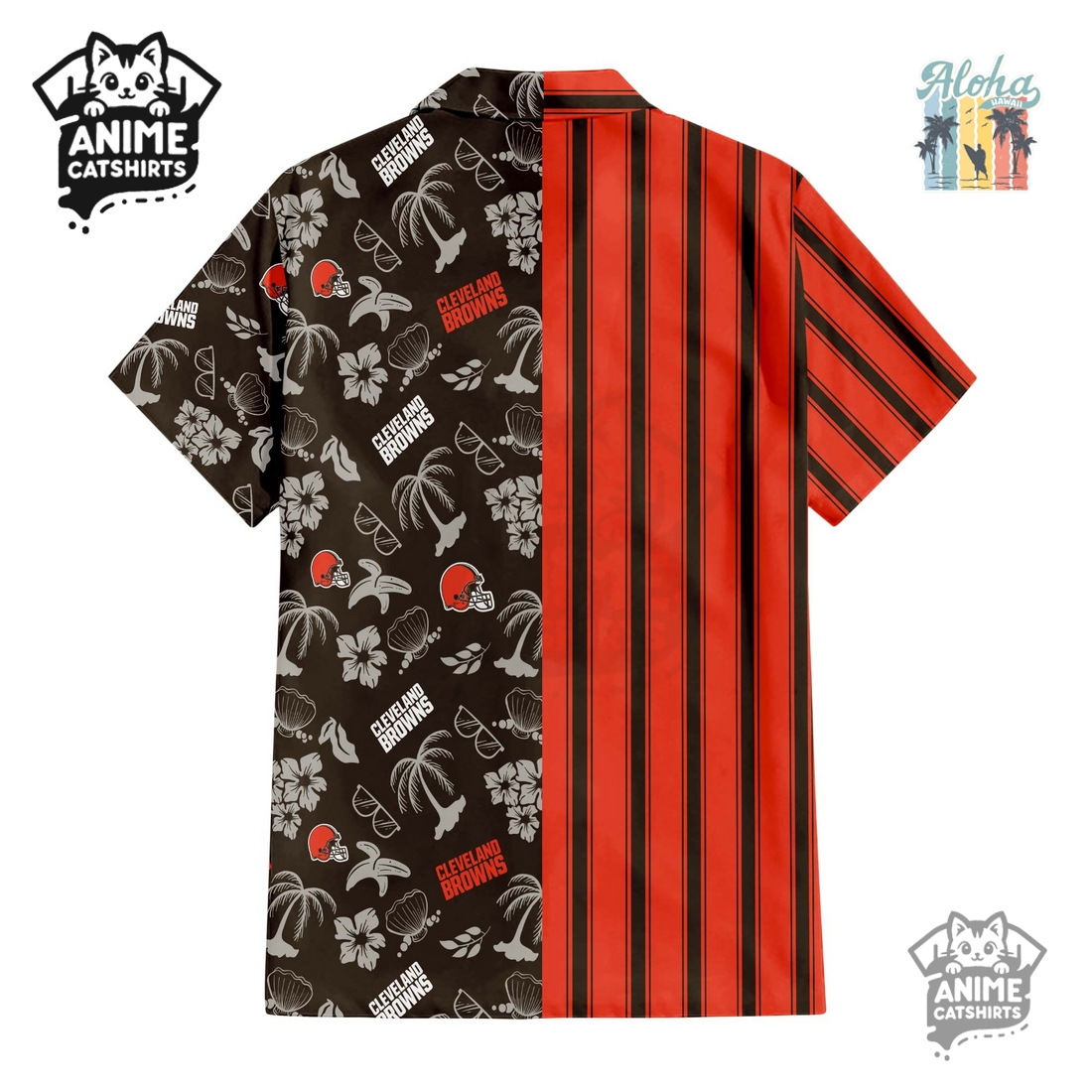 Cleveland Browns NFL Hawaiian Shirt & Shorts Set