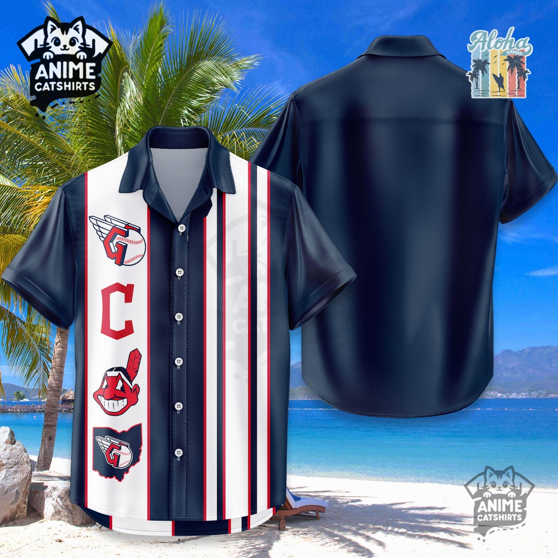 Cincinnati Reds National Baseball Print MLB Aloha Hawaiian Shirt