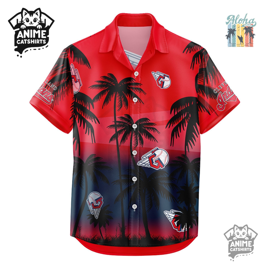 Cleveland Guardians MLB Aloha Shirt