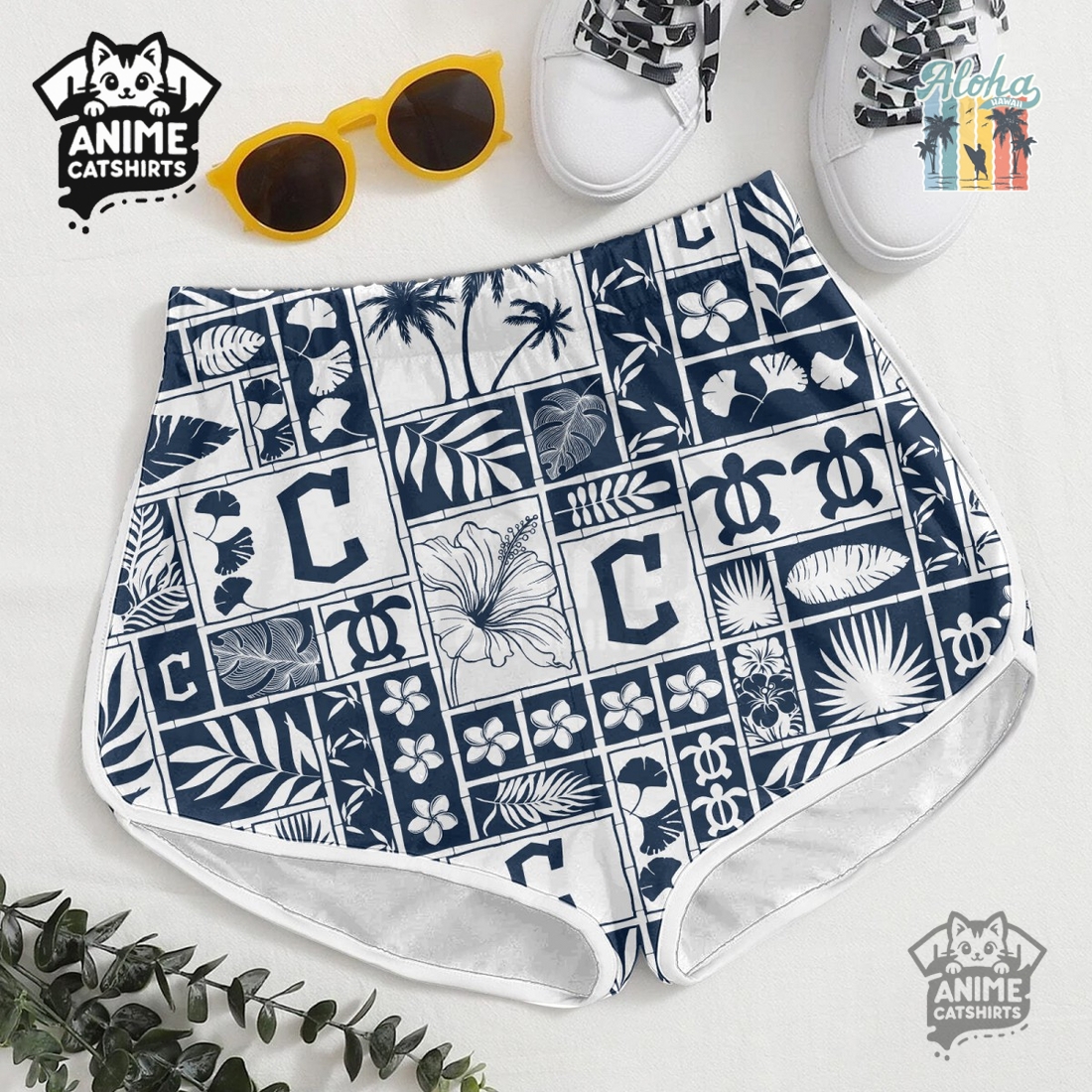 Cleveland Indians Sports Aloha Shirt Cleveland Indians Sports Aloha Shirt